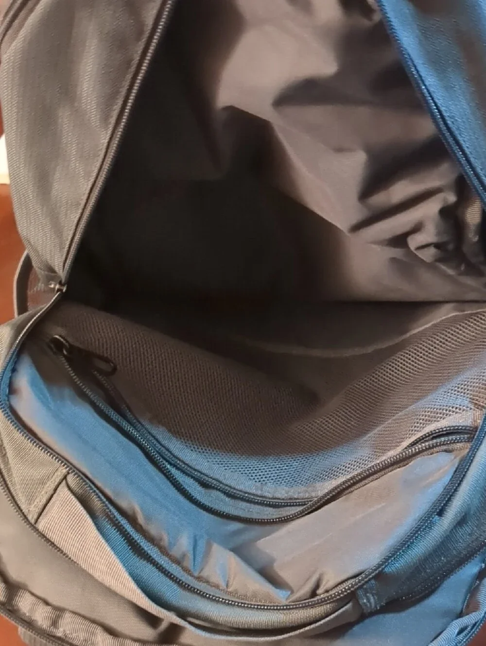 Nike Grey and Black Swoosh Everyday Backpack